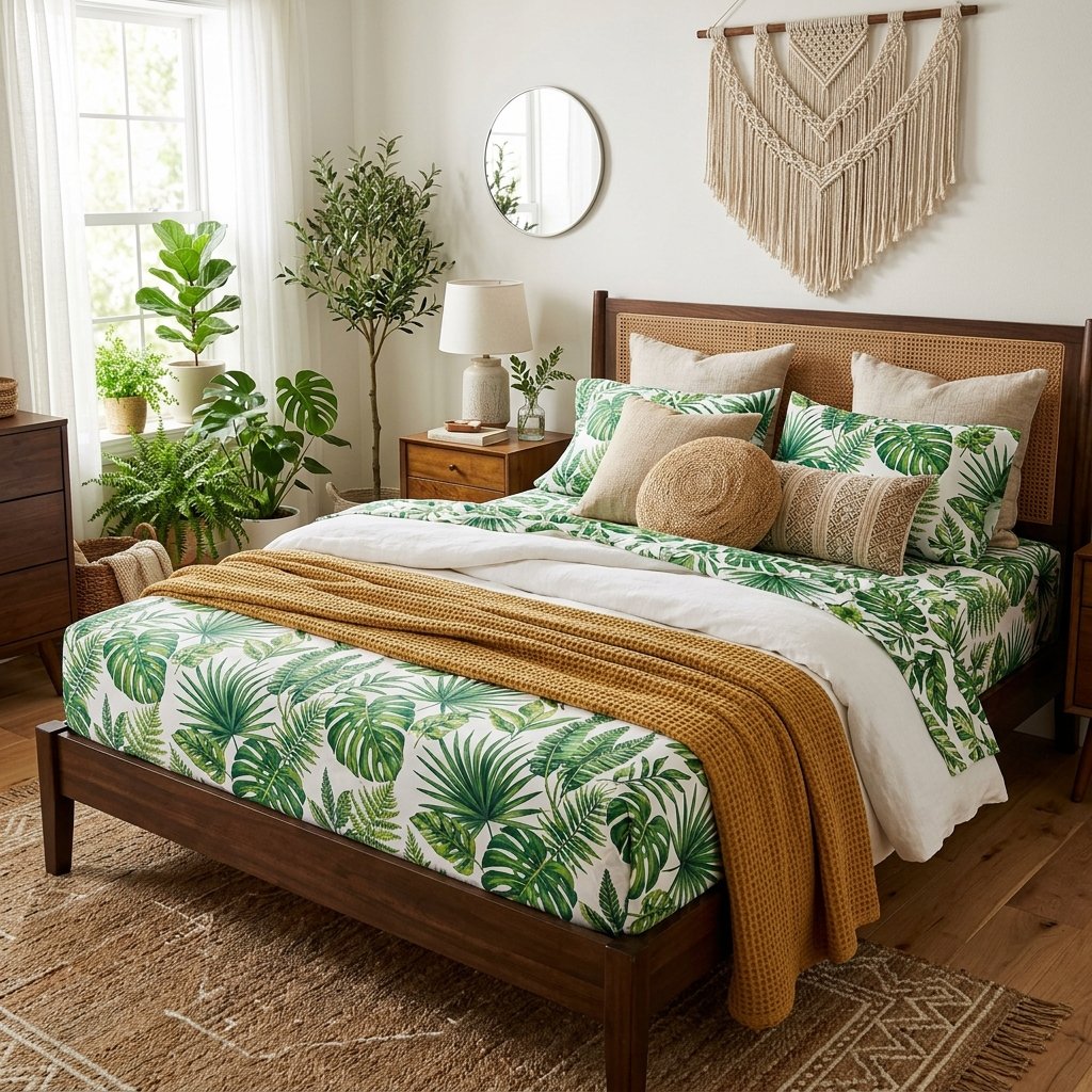 Sprei Fitted King Size Botanical